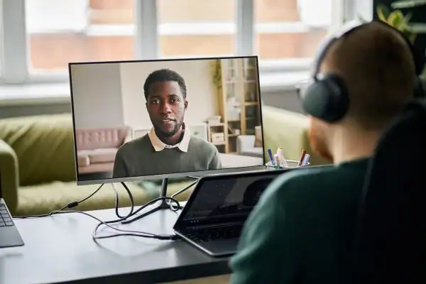 image of online mediation Hampshire in progress.