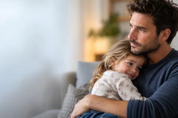 image of man and his child Hampshire
